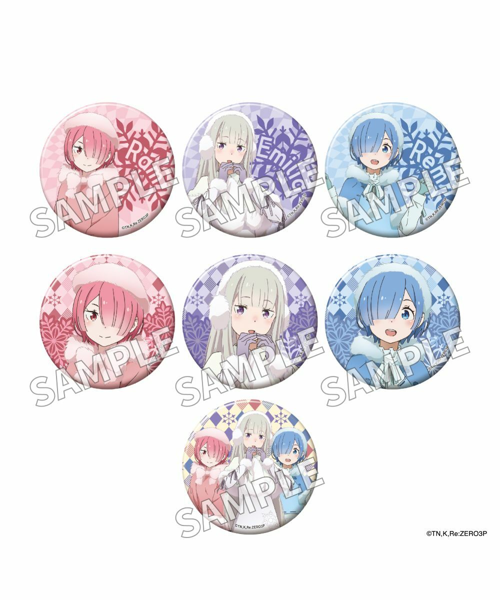 預購-「Re:從零開始的異世界生活」 集換式閃亮亮徽章 Winter ver. BOX販售【日本進口精品】