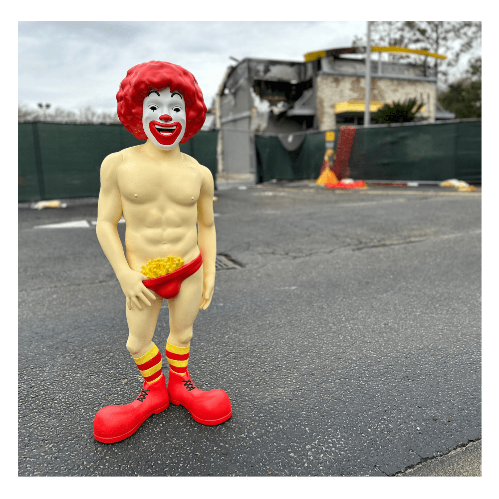 SEXY RONALD BY WIZARD SKULL 4 Foot Vinyl Figure