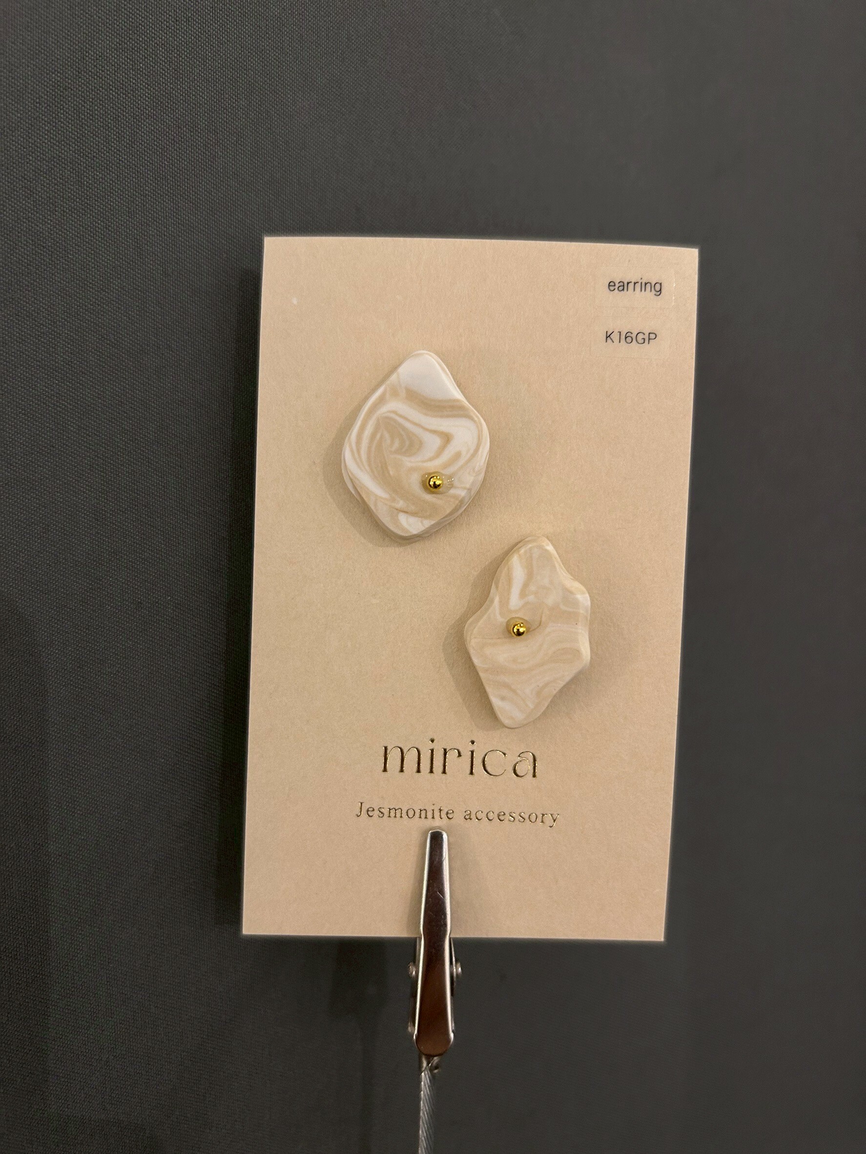 [mirica] 不對稱耳夾 | NO.41