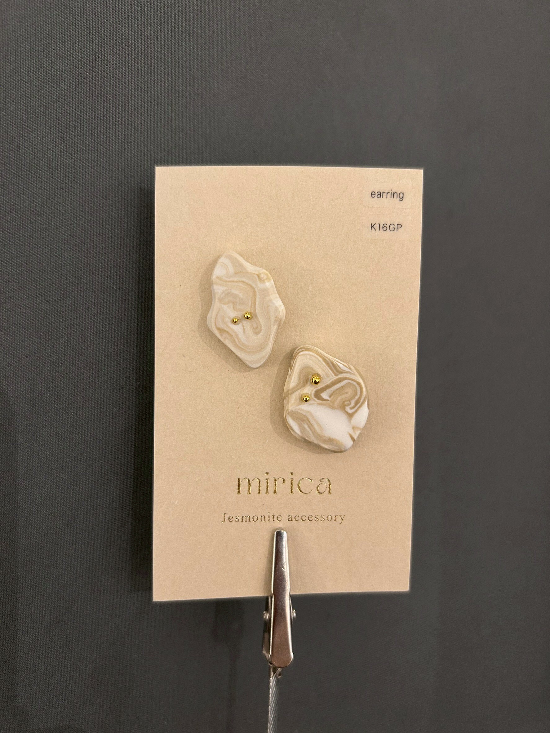 [mirica] 不對稱耳夾 | NO.42