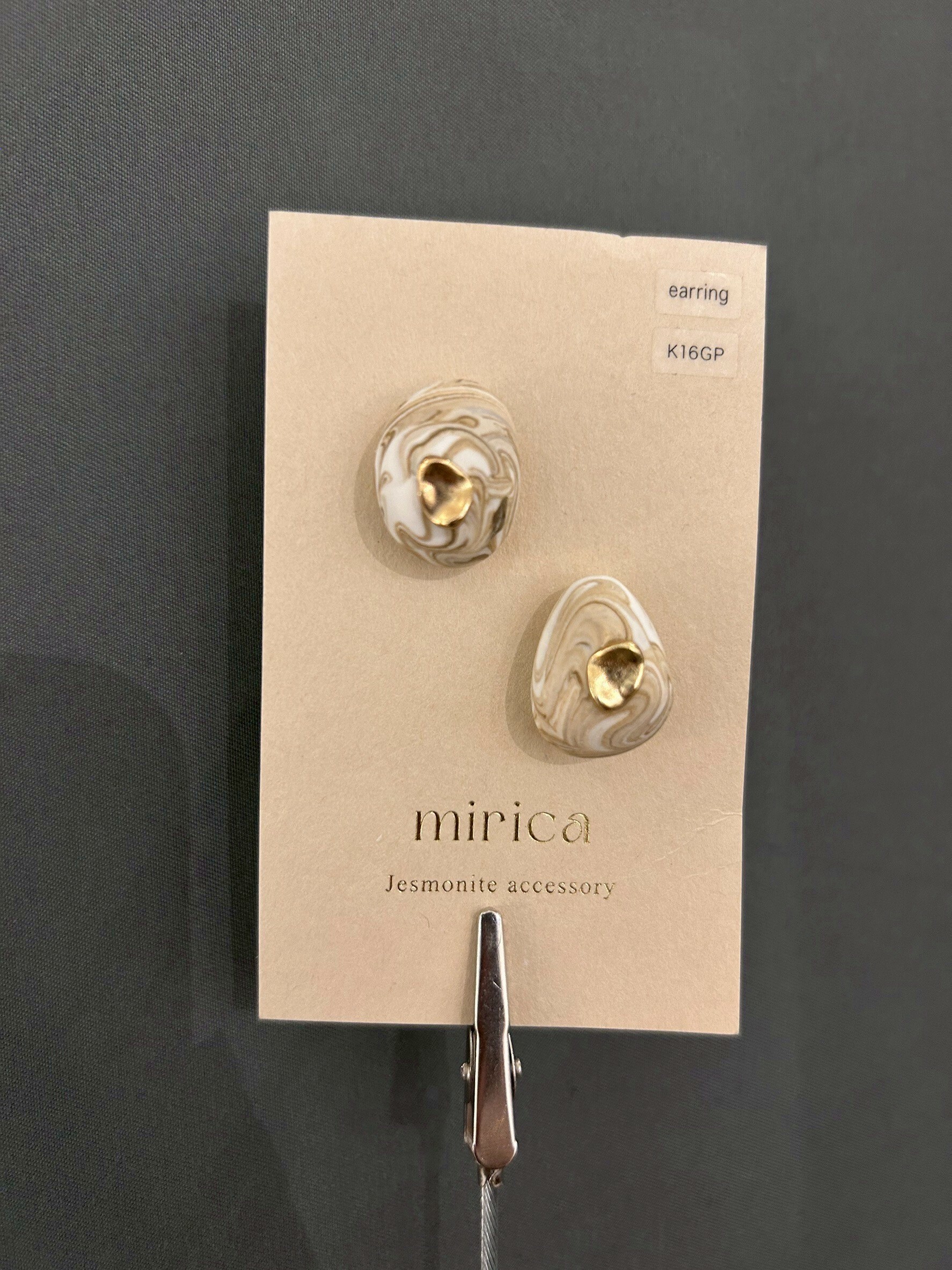 [mirica] 礫石耳夾 | NO.45