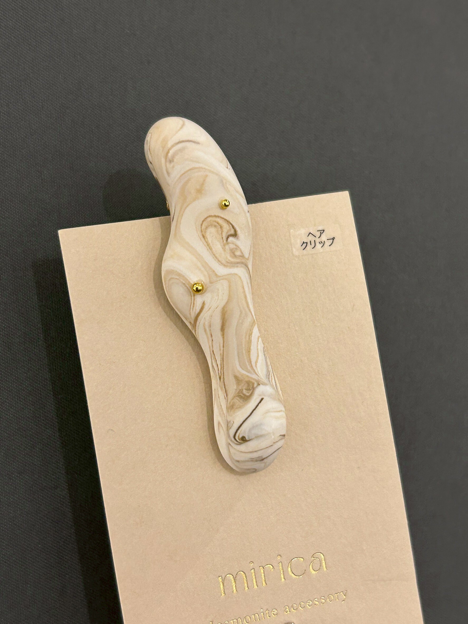 [mirica] 圓潤曲面髮夾 | NO.48