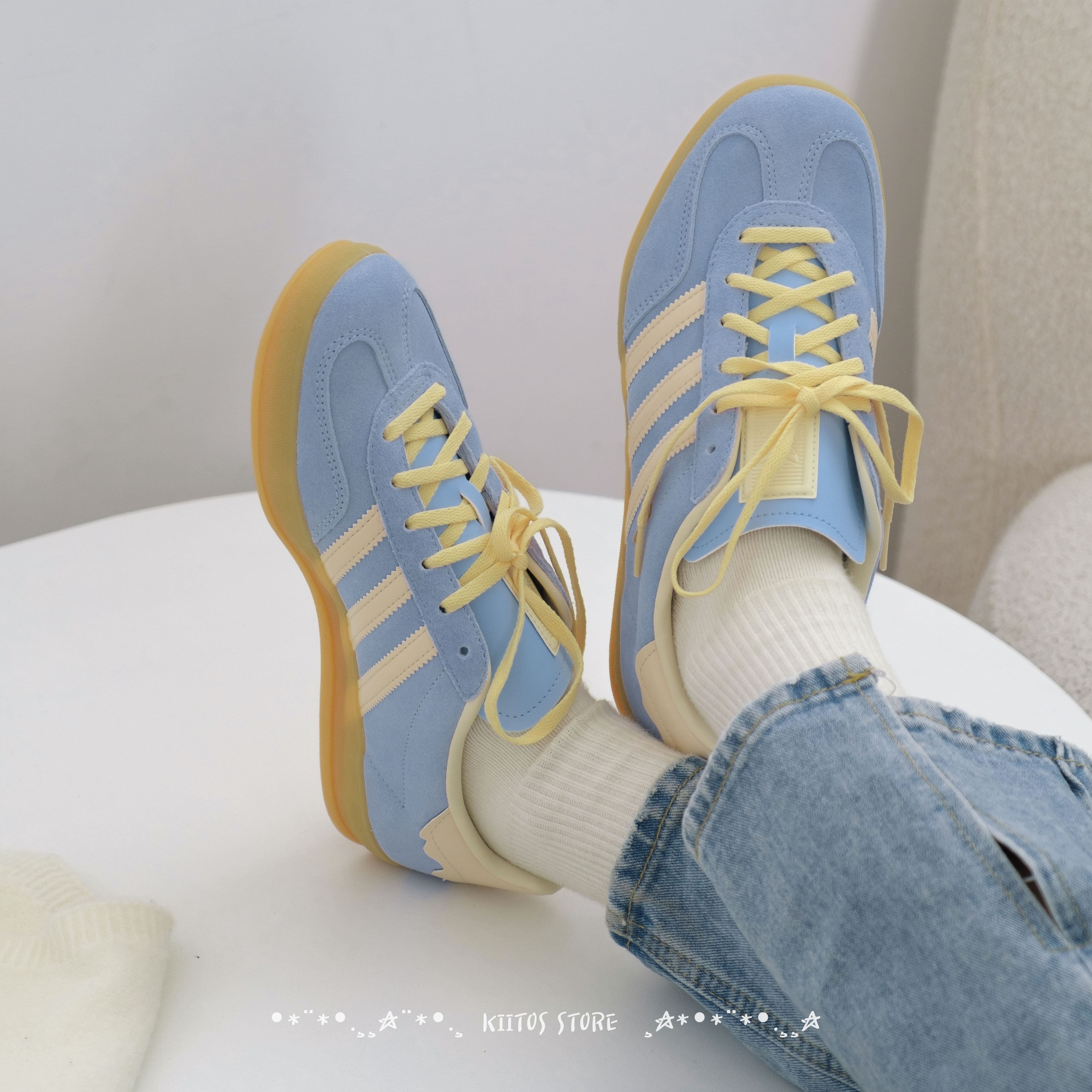 ADIDAS GAZELLE INDOOR 情人節限定 融化系列 海鹽冰淇淋 JR8029