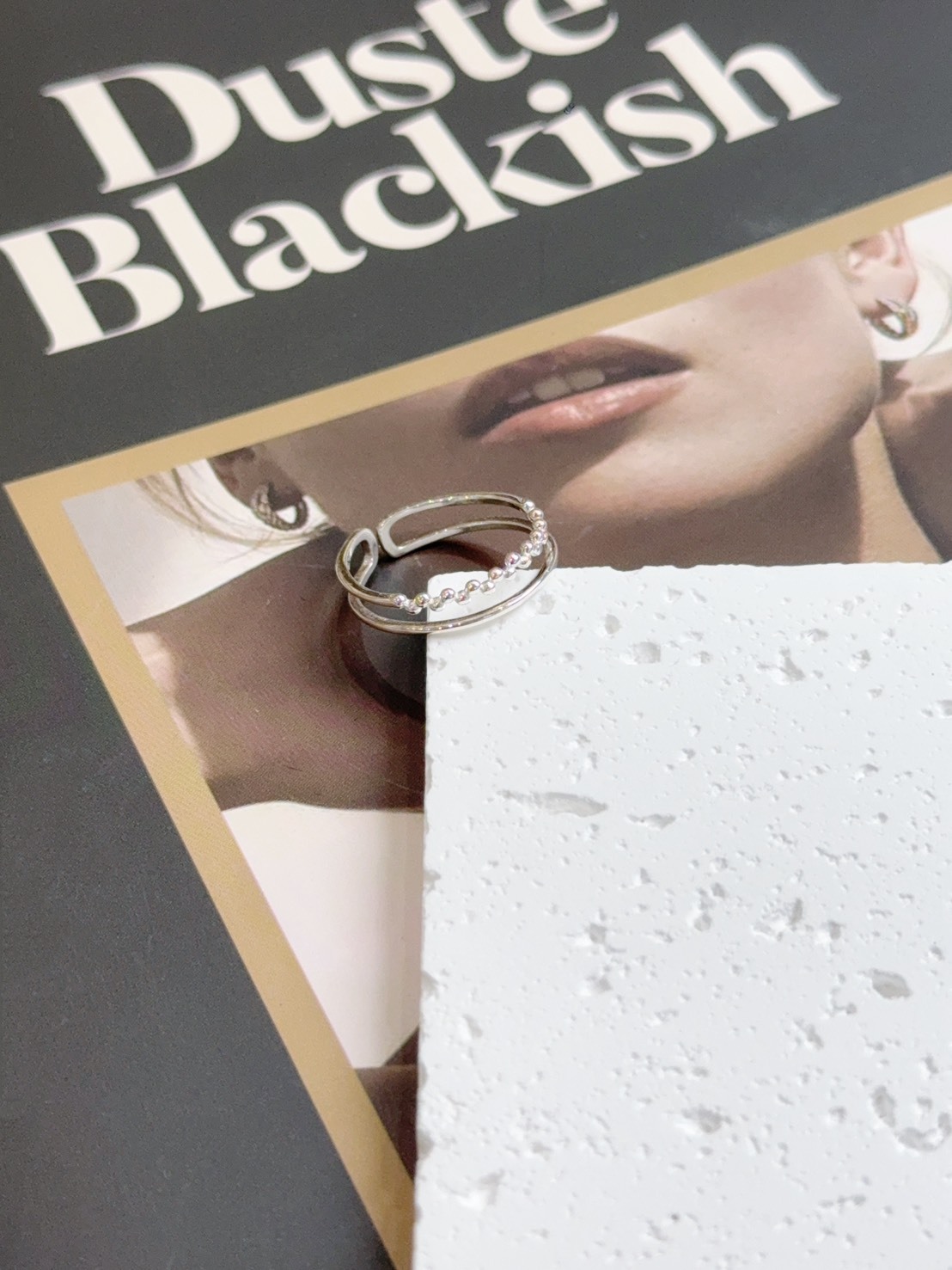 時光傾獻|雙層細版純銀戒指