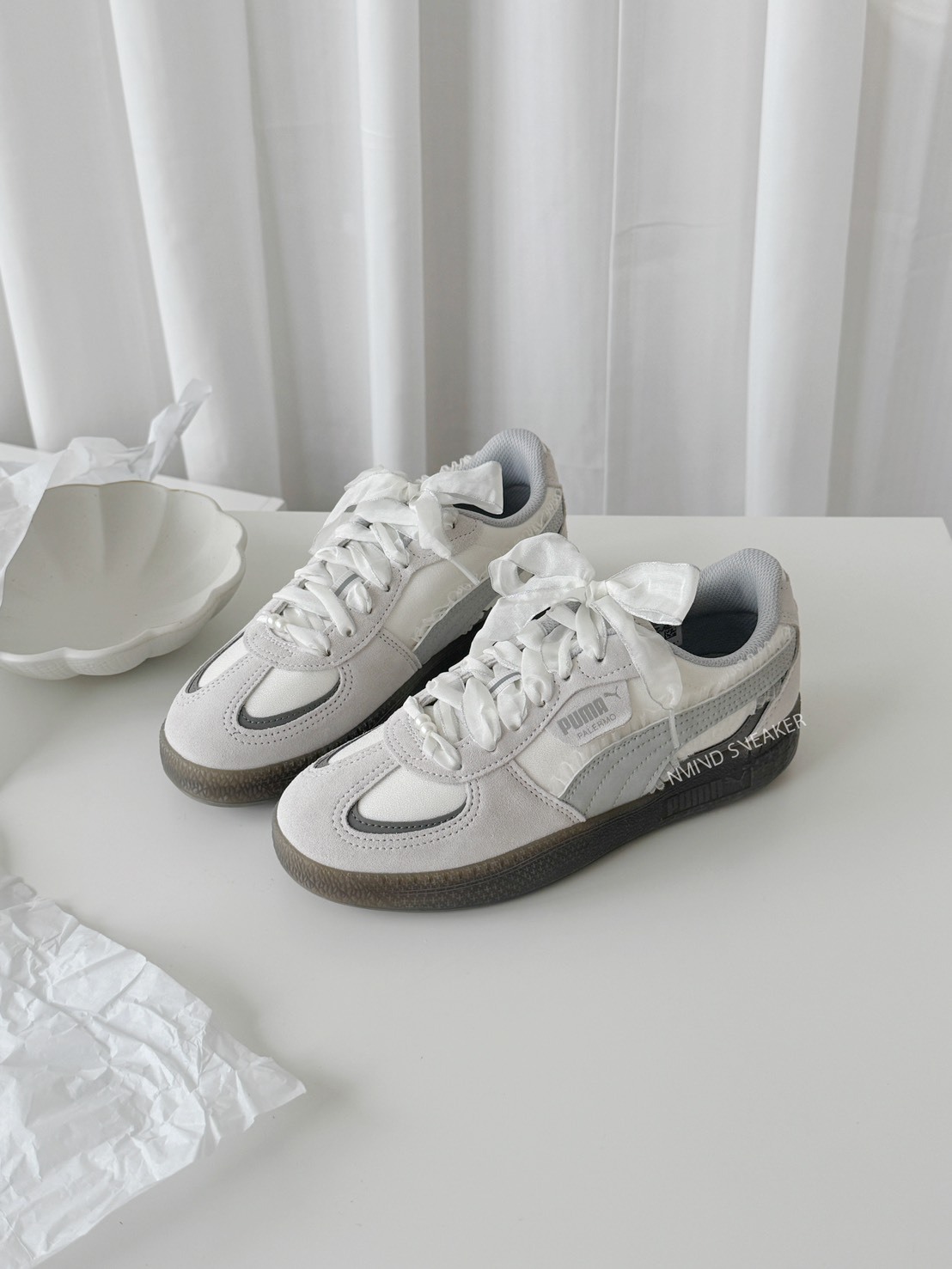 <快速出貨> PUMA Palermo 珍珠蕾絲