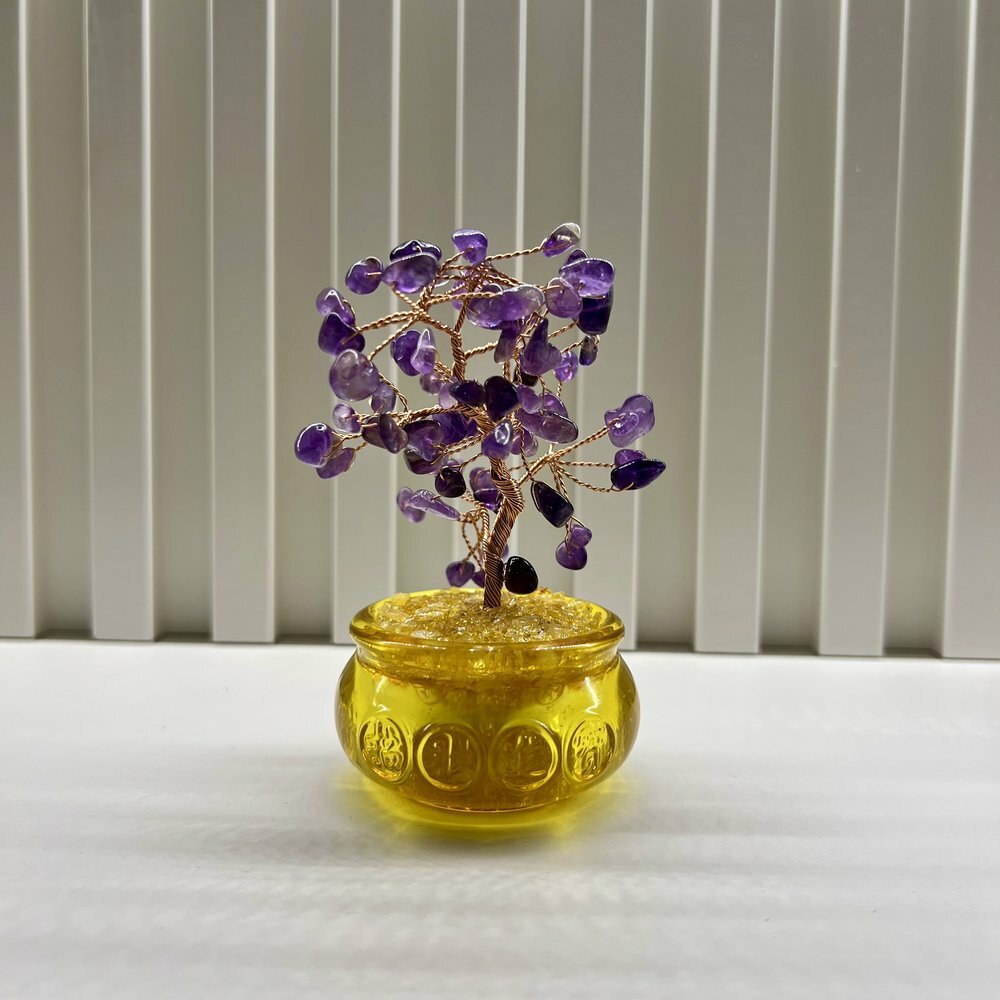[S] GEMZ & CO BFG MINI JU BAO PEN POT AMETHYST TREE, X10 (X10)