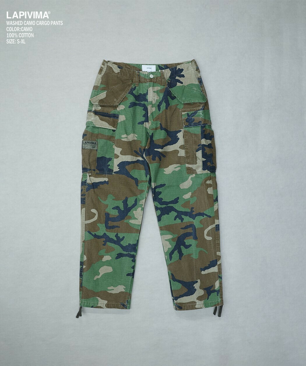 LAPRIMA 水洗迷彩工裝長褲