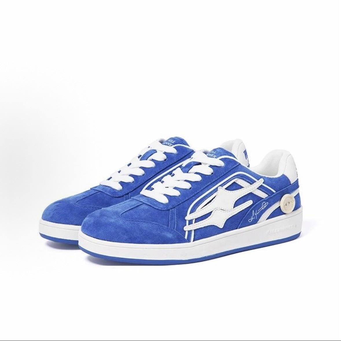 killwinner  藍白 德訓鞋 麂皮 kwdx250204 張員瑛同款