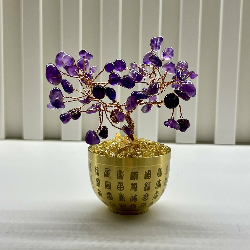 [S] GEMZ & CO BFG MINI COPPER POT AMETHYST TREE, X13 (X13)