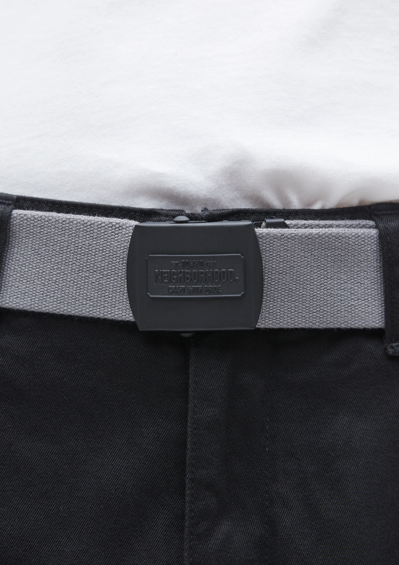 小物 NEIGHBORHOOD GI BELT 251MYNH-AC05 251MYNH-AC05] Neighborhood GI Belt (Black) – The Darkside