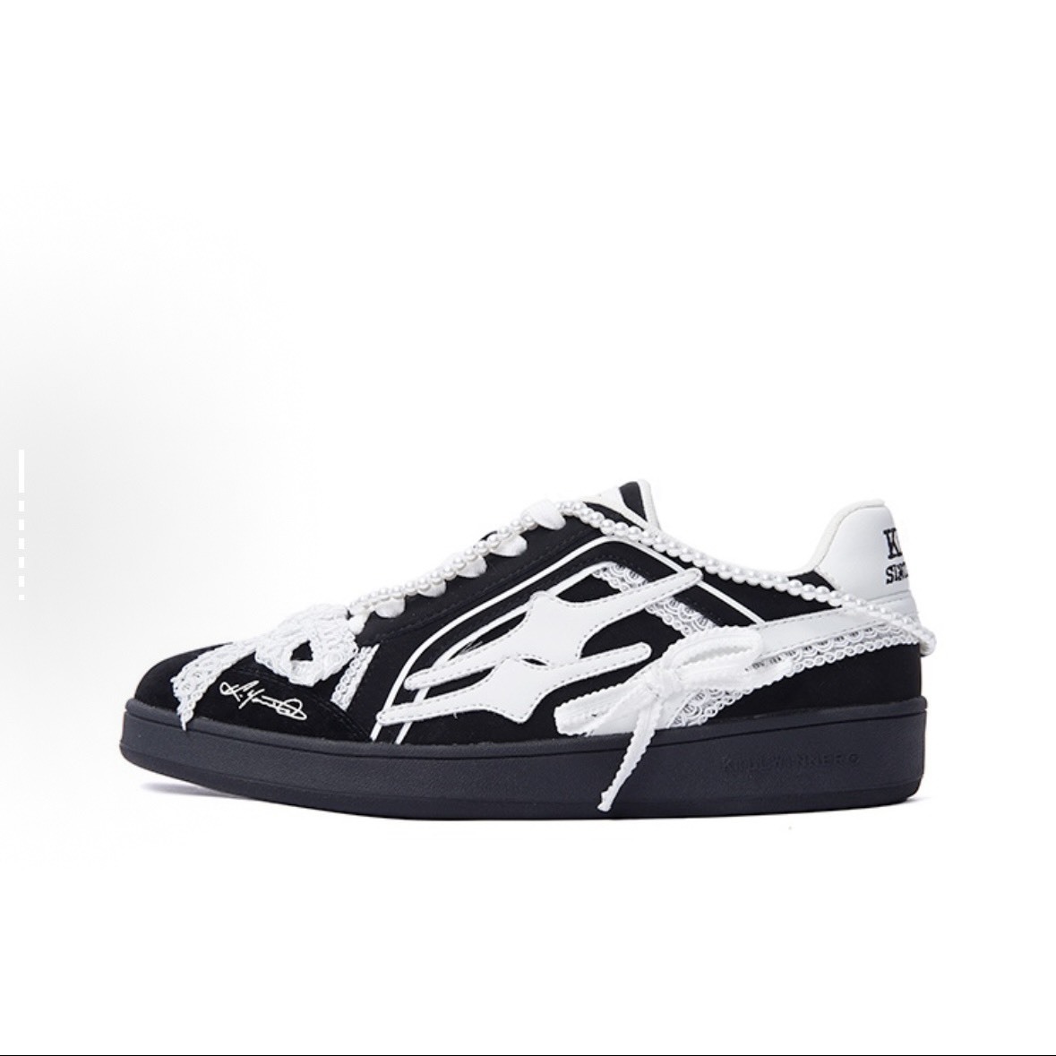 killwinner 黑白珍珠 德訓鞋 麂皮 kwdx240802 張員瑛同款