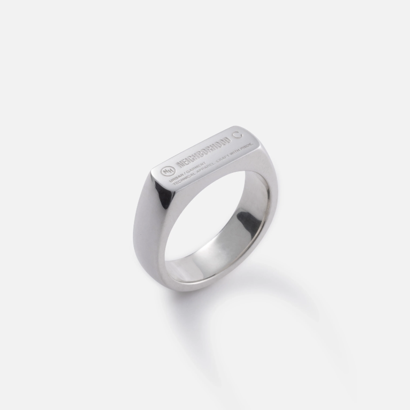 2025SS NEIGHBORHOOD SILVER SIGNET RING 925 純銀 銀飾 戒指 現貨 251IVNH-AC01