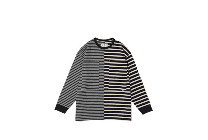 CMF OUTDOOR GARMENT BORDER TEE L/S CMF2501-C08J BLACK