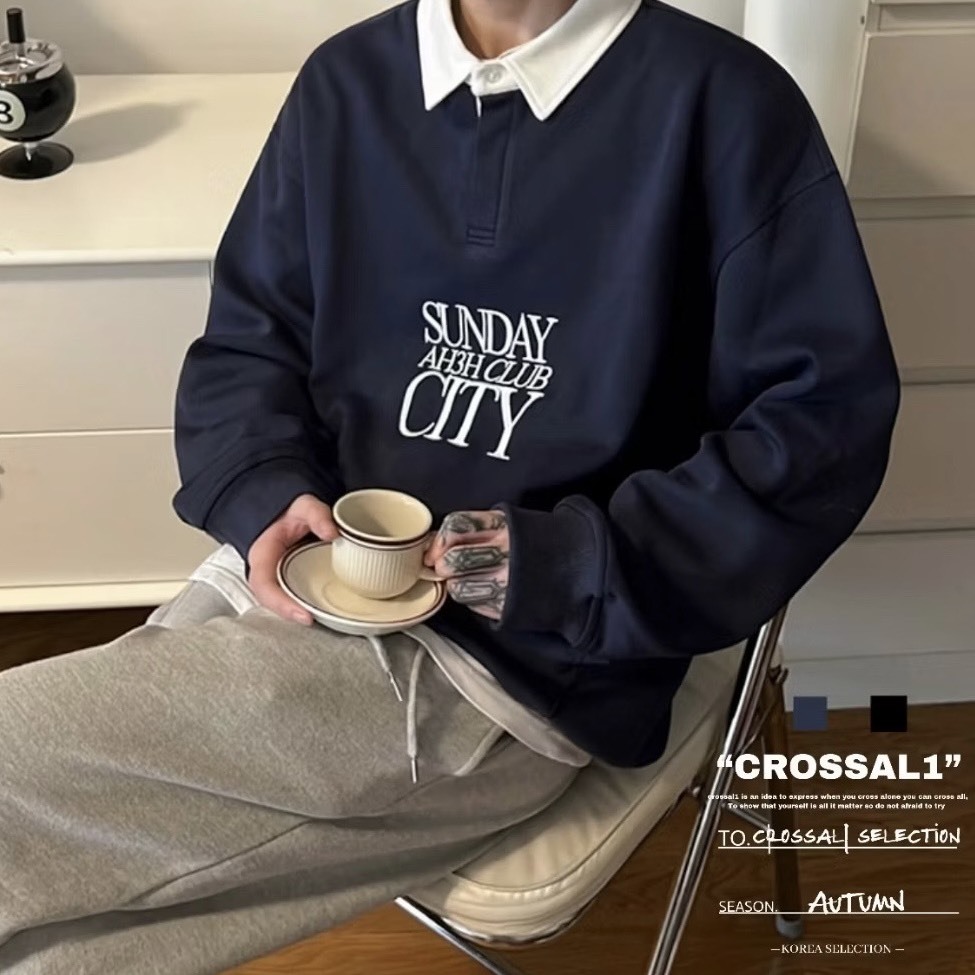 印花兩件式衛衣