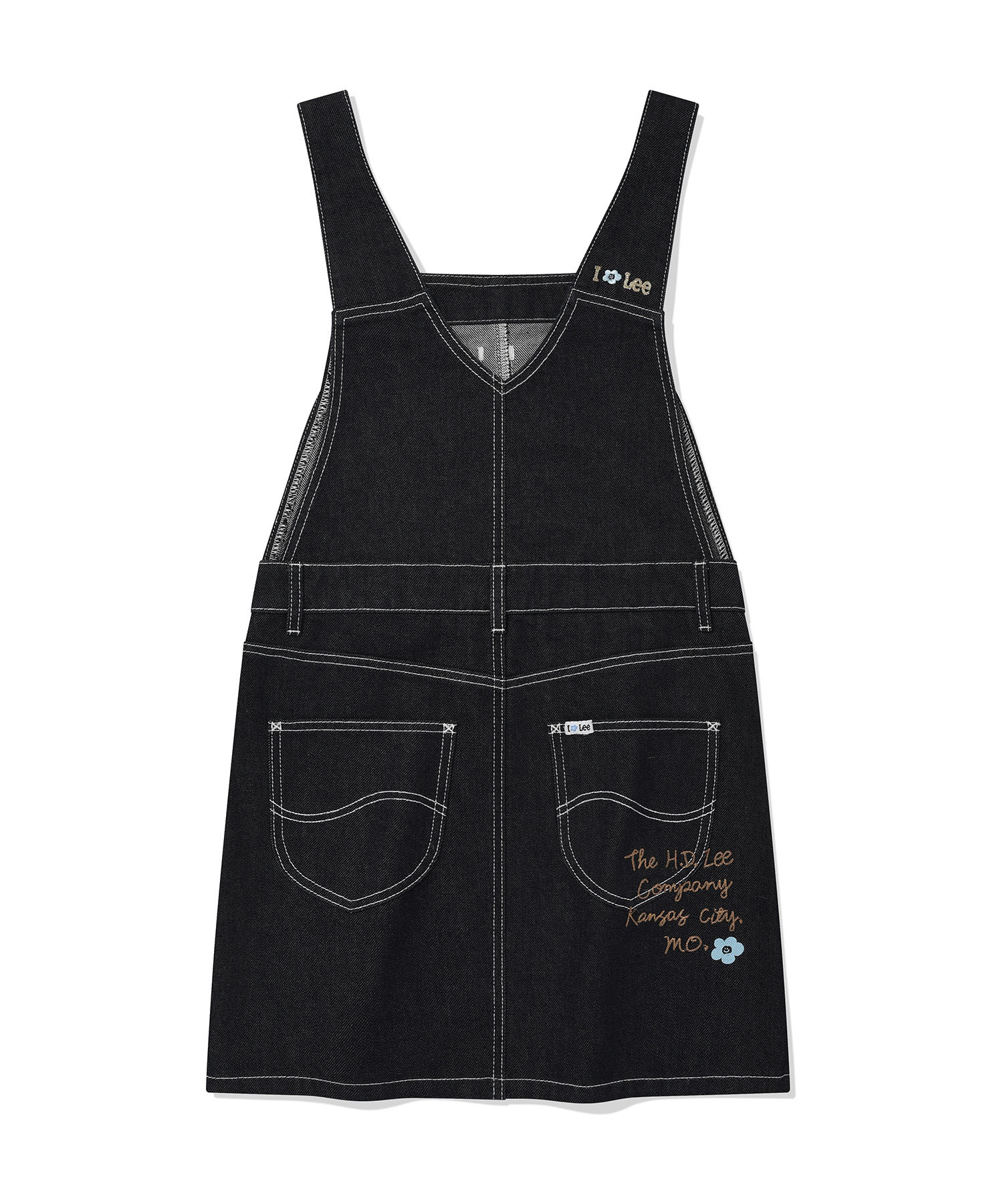 PRE ORDER) [WACKY WILLY X LEE] WOMEN'S DENIM ONE PIECE