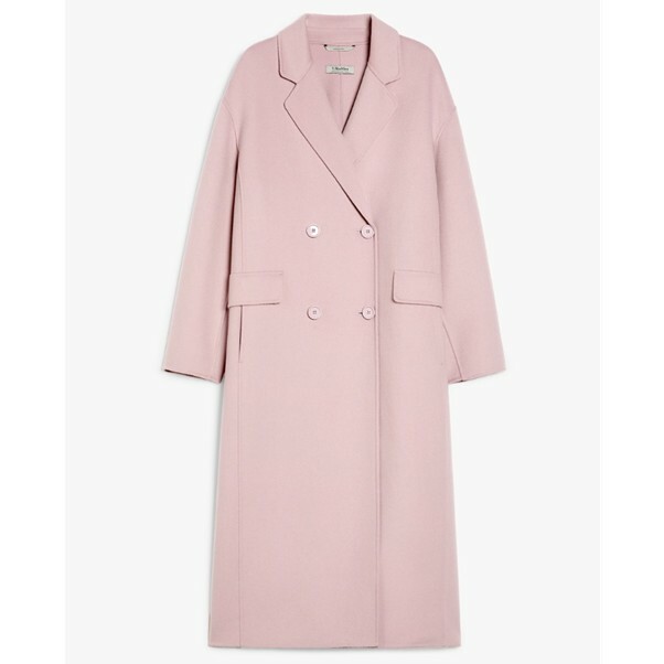1EU0403-021 MAXMARA Cappotto Favola Long Wool Coat Pink #2519011061600_004 (EU)