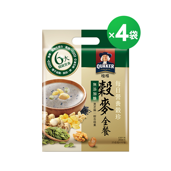 桂格每日營養穀珍穀麥全餐23gX10包X4袋