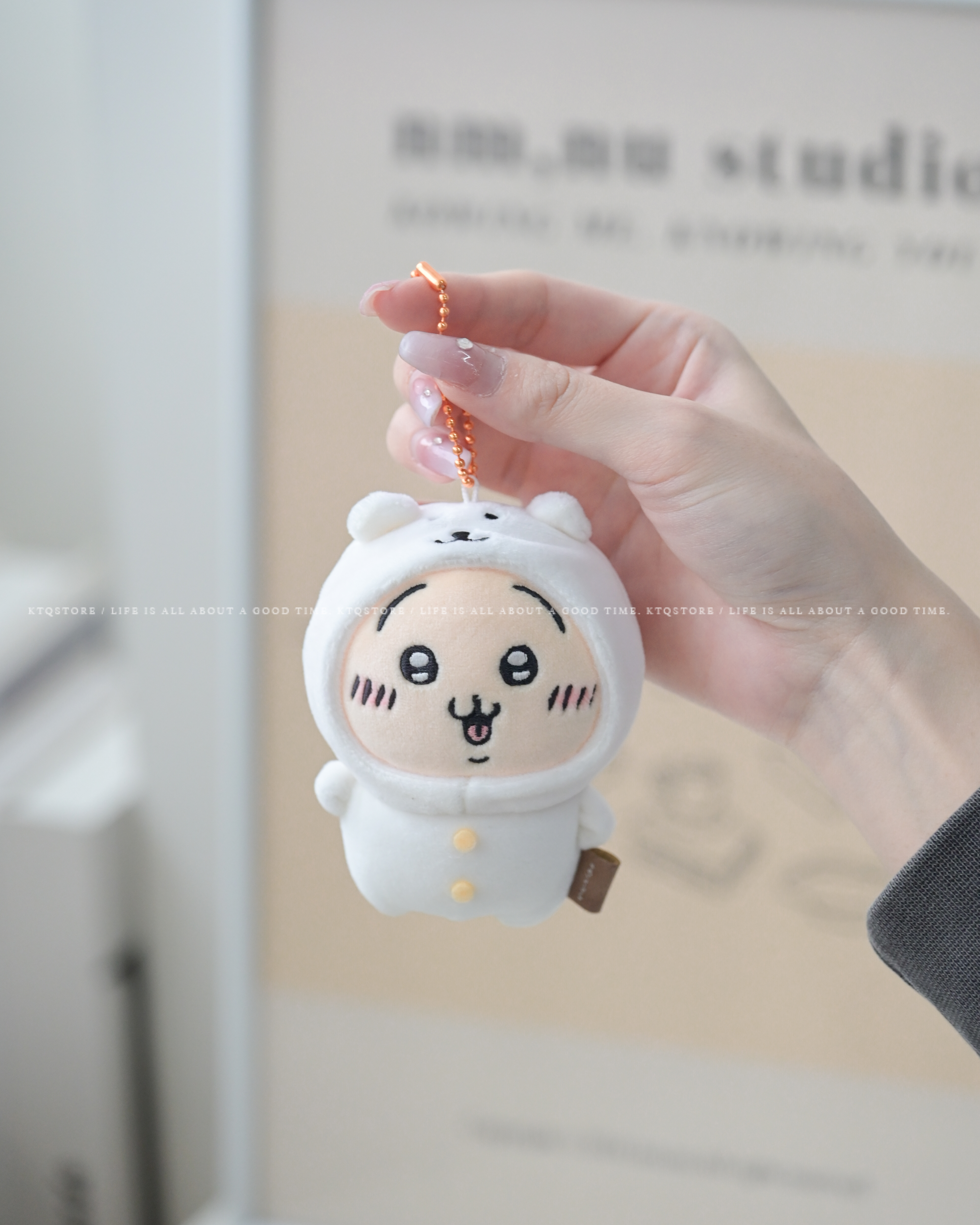 KTQ STORE ‧ 現貨 日本Chiikawa吉伊卡哇 自嘲熊聯名 吊飾 鑰匙圈