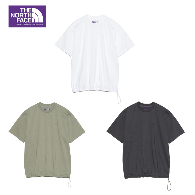 2025SS THE NORTH FACE PURPLE LABEL 紫標 Field Tee 下擺 束帶 綁繩 短T 現貨 N25SH089