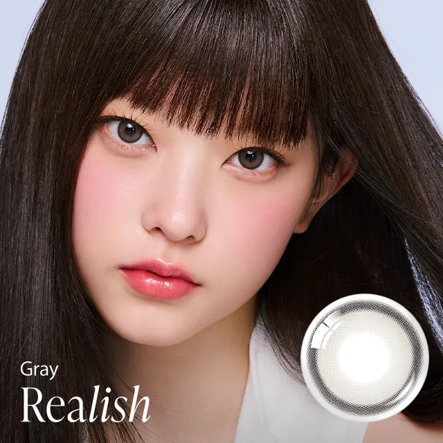 [日拋]OLENS Realish 1 Day Gray｜彩妝隱形眼鏡｜每盒10片