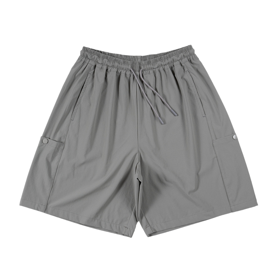 SALE- 膝上 口袋 短褲 速乾 防潑水尼龍【 FUZY 】- P202534