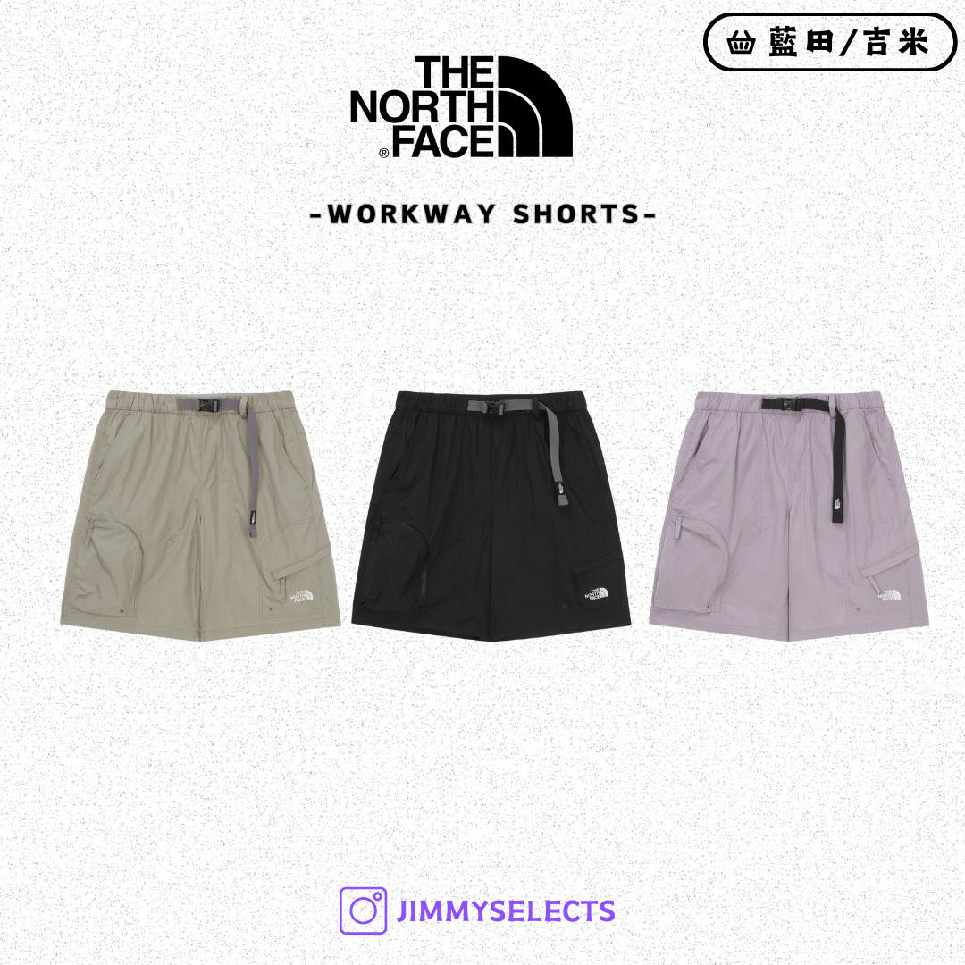 【代購】THE NORTH FACE 北臉 WORKWAY SHORTS 短褲 褲子 NS6NR05