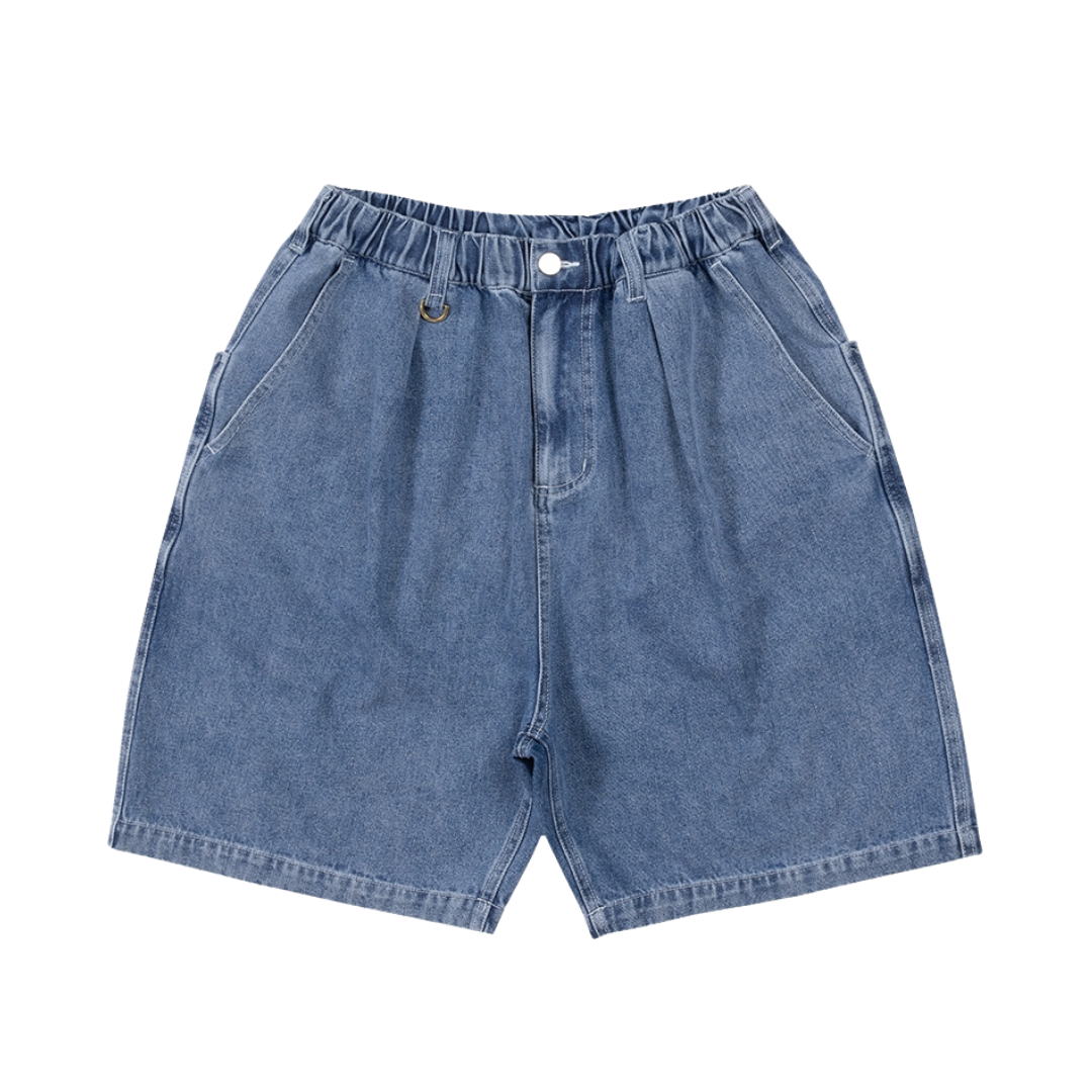 SALE- 六口袋 牛仔 短褲 寬鬆版型 【 FUZY 】- P202536