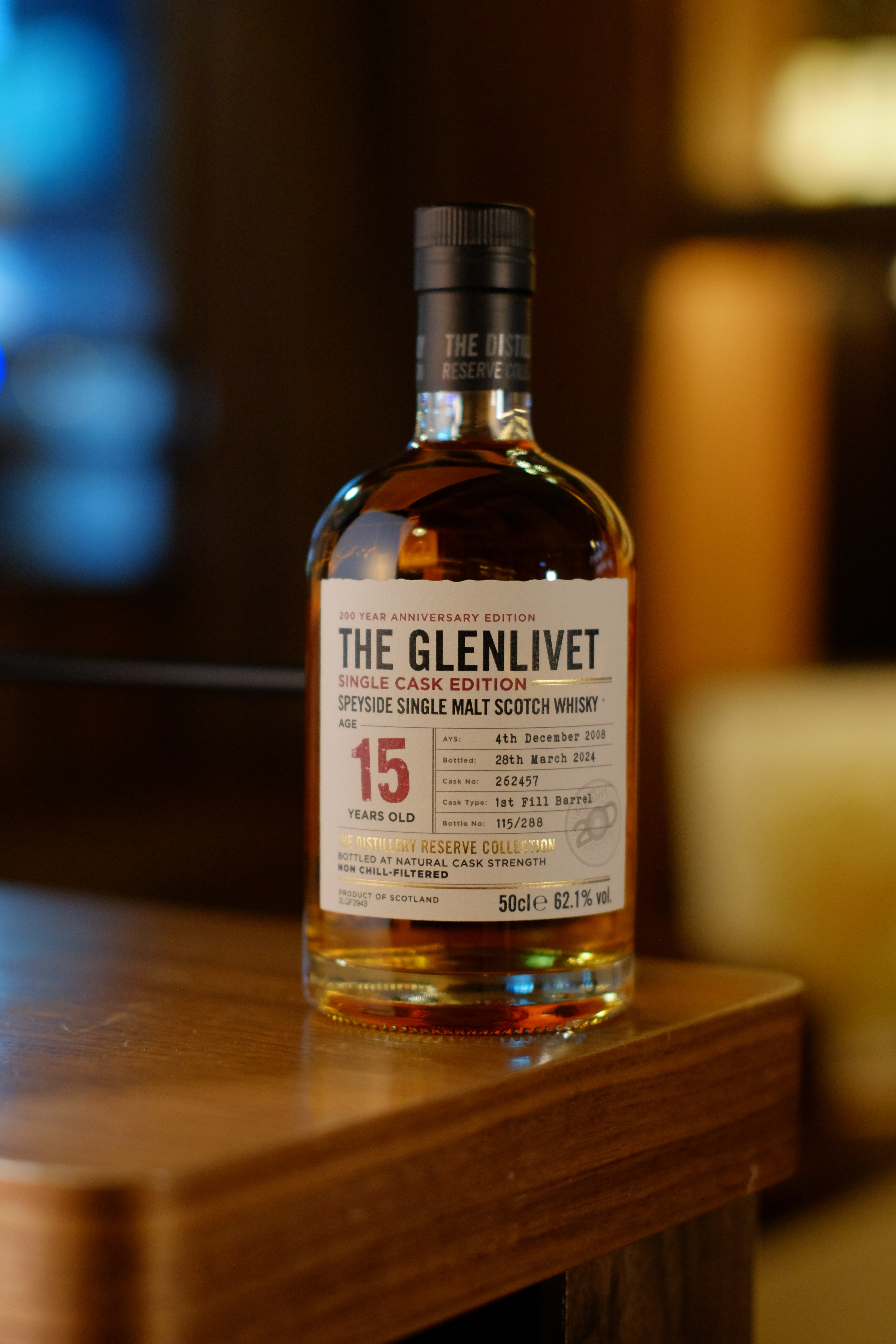 The Glenlivet 2008/2024 15YO 62.1% - The Distillery Reserve Collection (200 Year Anniversary Edition)