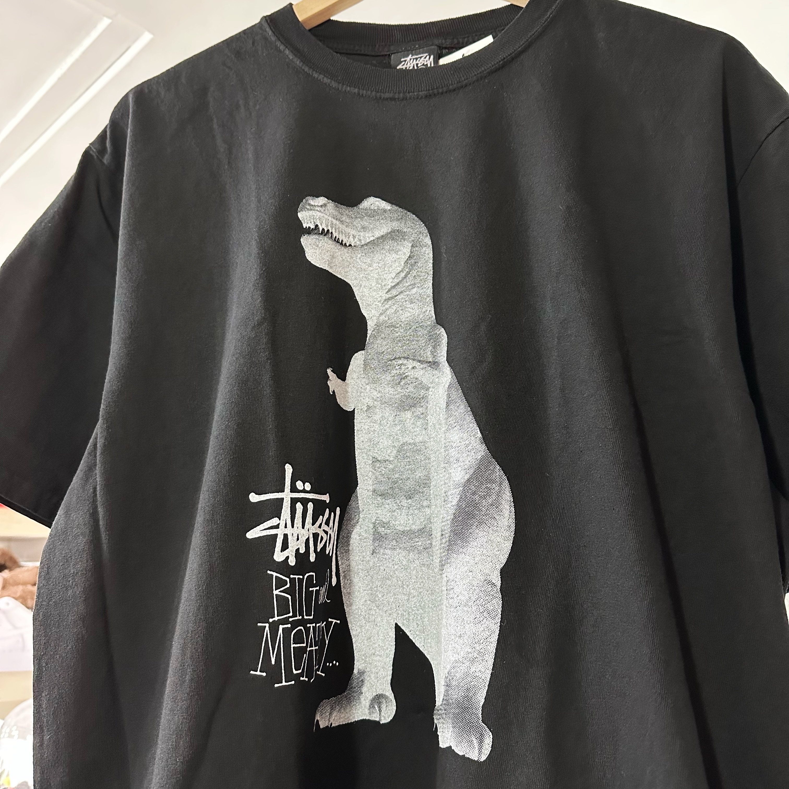 ★人気【Stussy】★Big & Meaty Pigment Dyed T-Shir.t★Black★ Stüssy - BIG & MEATY PIGMENT DYED T-SHIRT | HBX - Globally