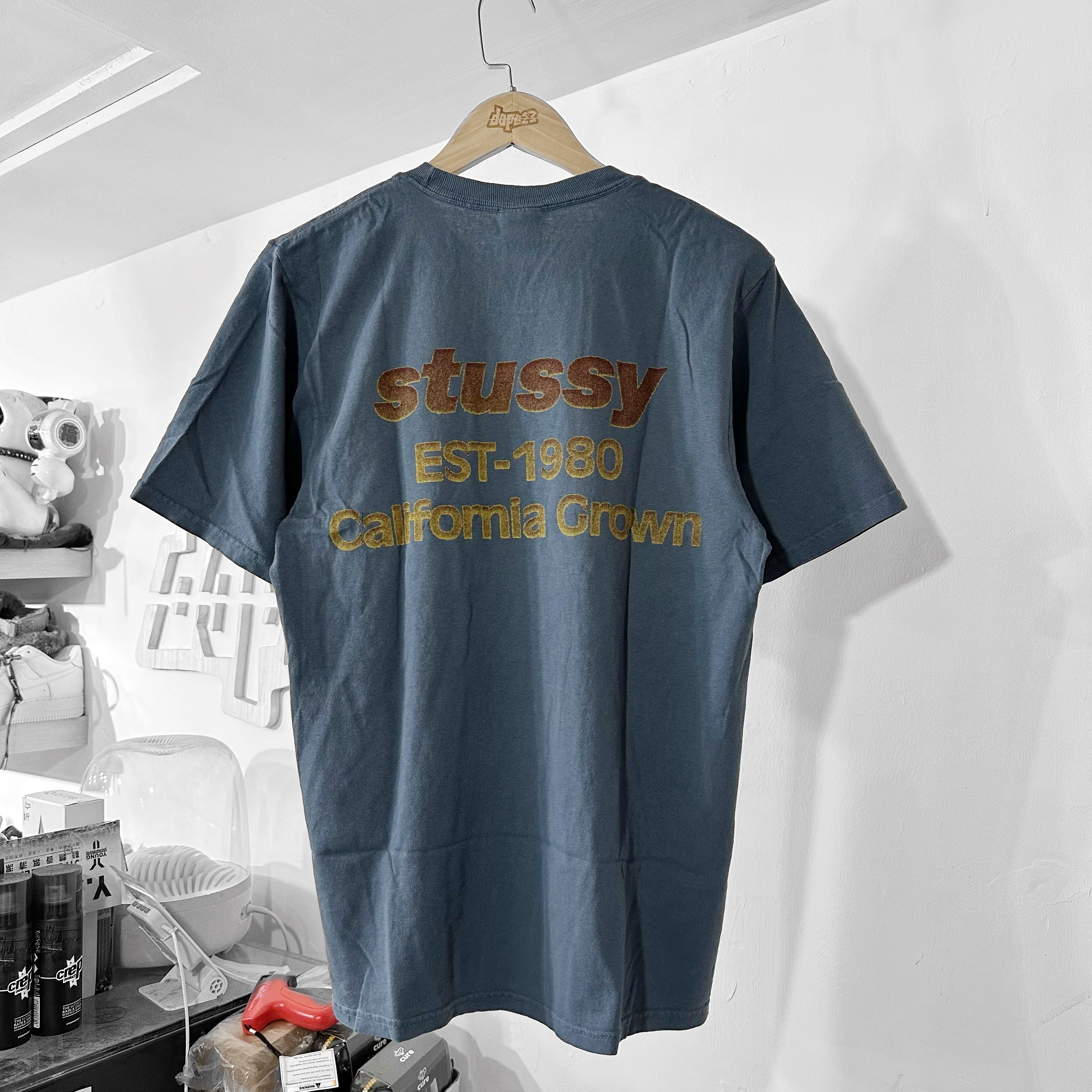 ★人気【Stussy】California Grown Pigment Dyed T-Shir.t★Navy Cali Grown Tee Pigment Dyed – Navy | Tees | Stüssy