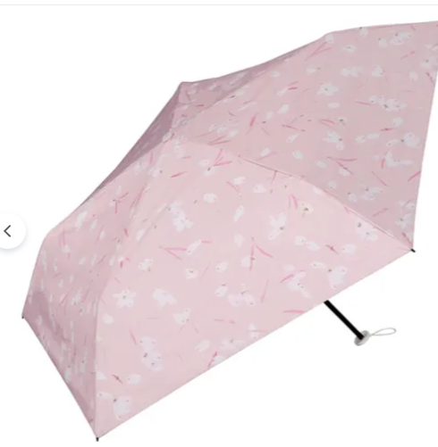 日本WPC防紫外線花卉印花縮骨遮 (非日本製)