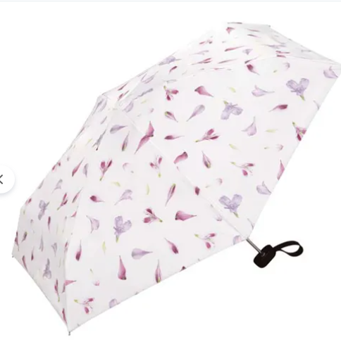 日本WPC防紫外線花卉印花縮骨遮 (非日本製)