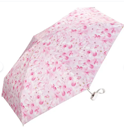 日本WPC防紫外線花卉印花縮骨遮 (非日本製)