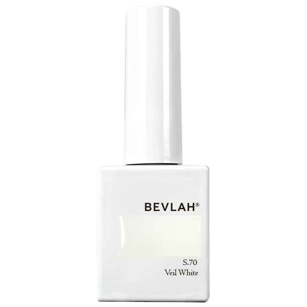 BEVLAH S.70 VEIL WHITE 奶白色遮甲邊 GEL
