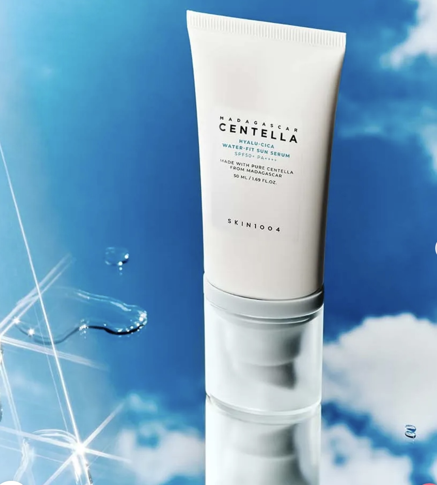 《現貨》SKIN 1004 Madagascar Centella Hyalu-Cica Water-Fit Sun Serum SPF50+PA++++ 50ml