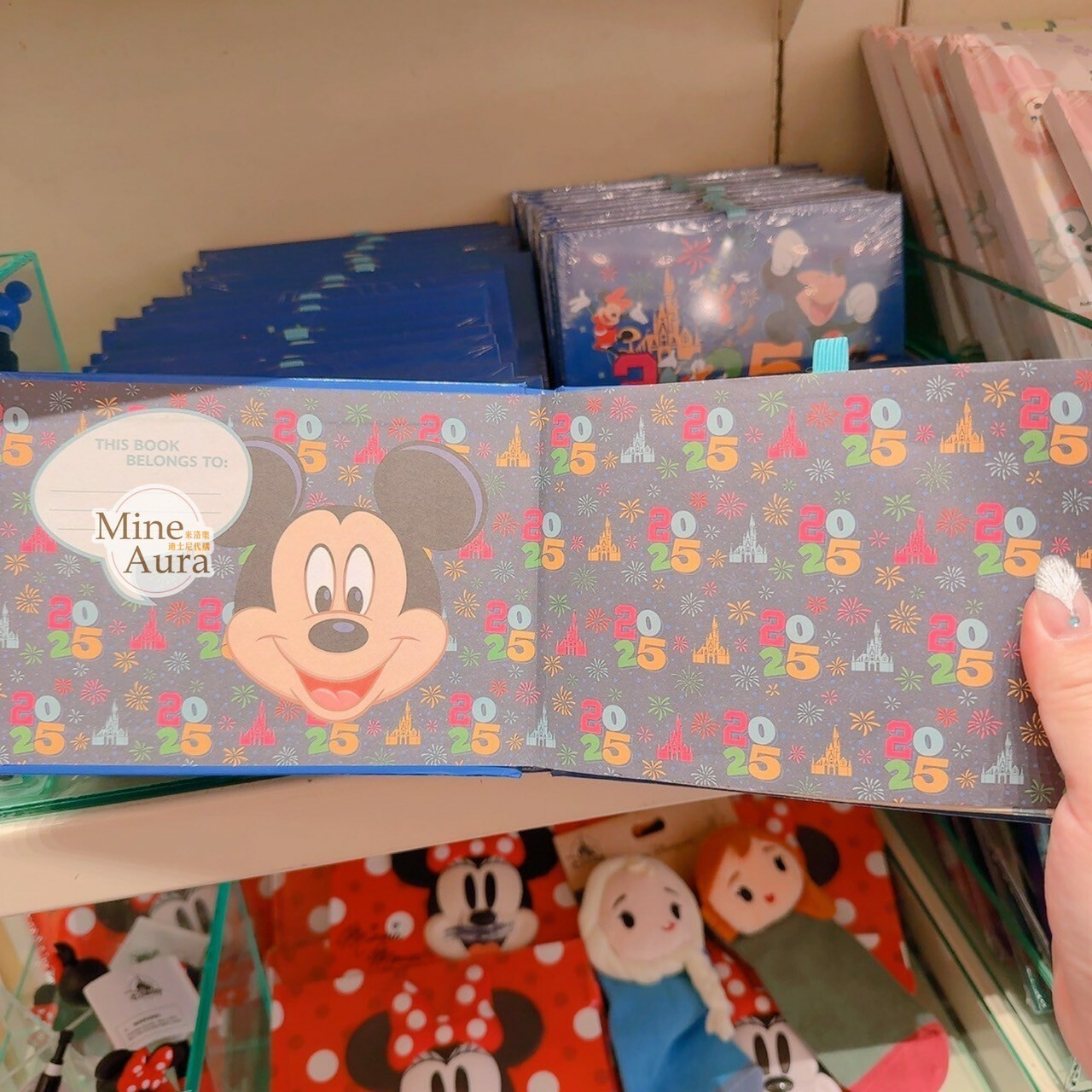 2025 限定 米奇 Mickey 好友集合 圖案 簽名本 -香港迪士尼樂園