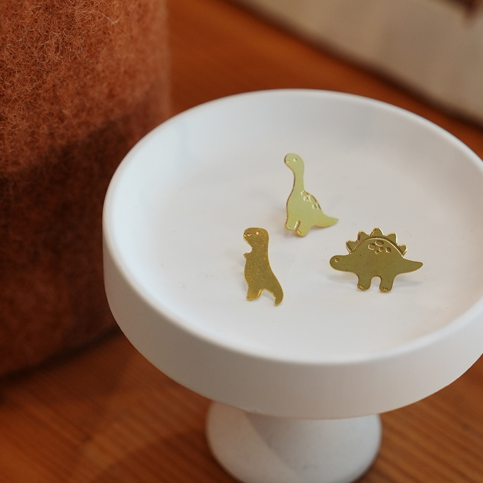 樂洋 Leyan Ｘ Adorabili 聯名恐龍胸針 (一組3入)