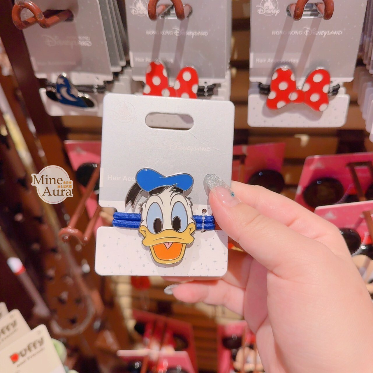 唐老鴨 Donald 造型 髮束 髮飾 -香港迪士尼樂園