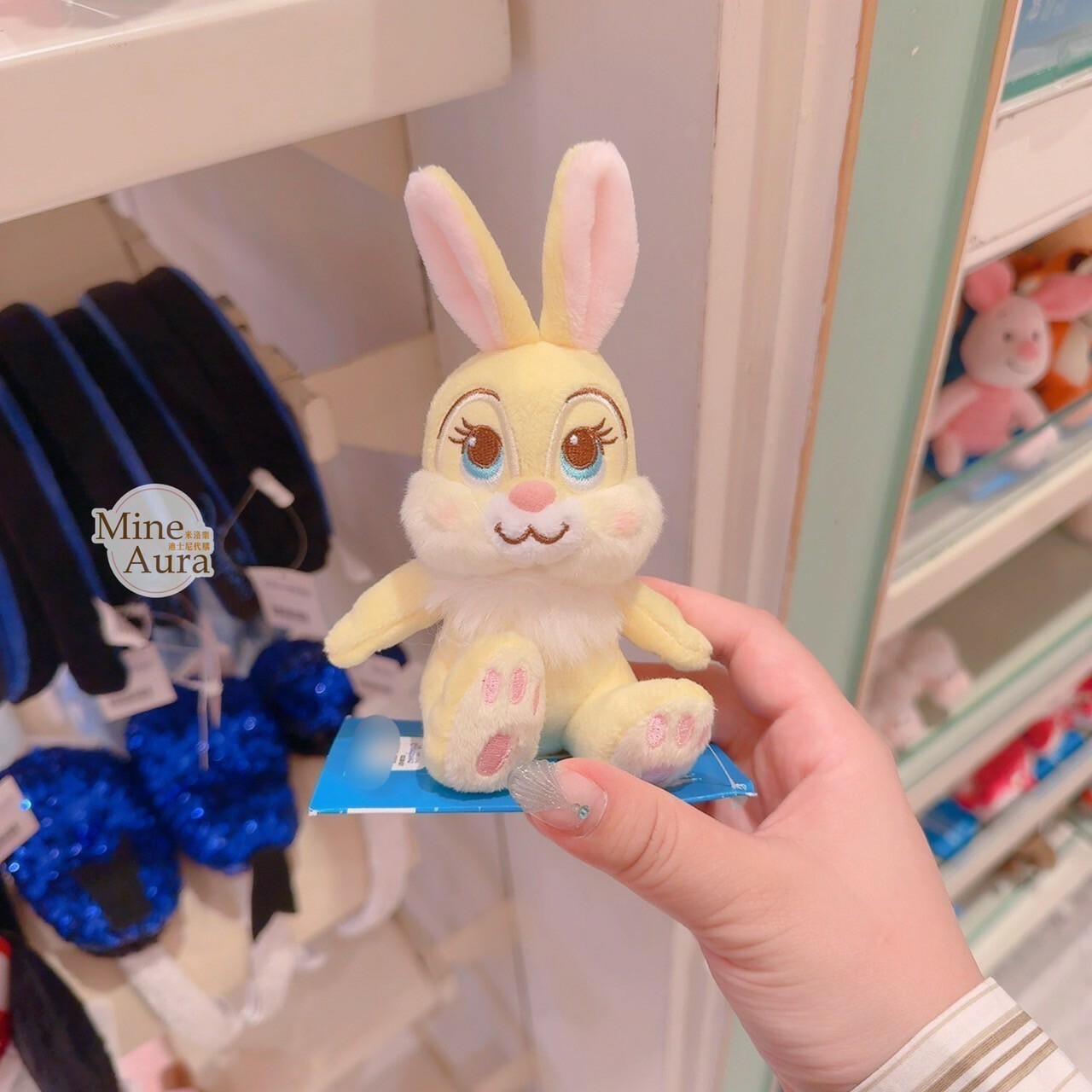 邦尼兔 Miss Bunny 磁鐵 坐肩 絨毛 娃娃 公仔 小鹿斑比 Bambi -香港迪士尼樂園