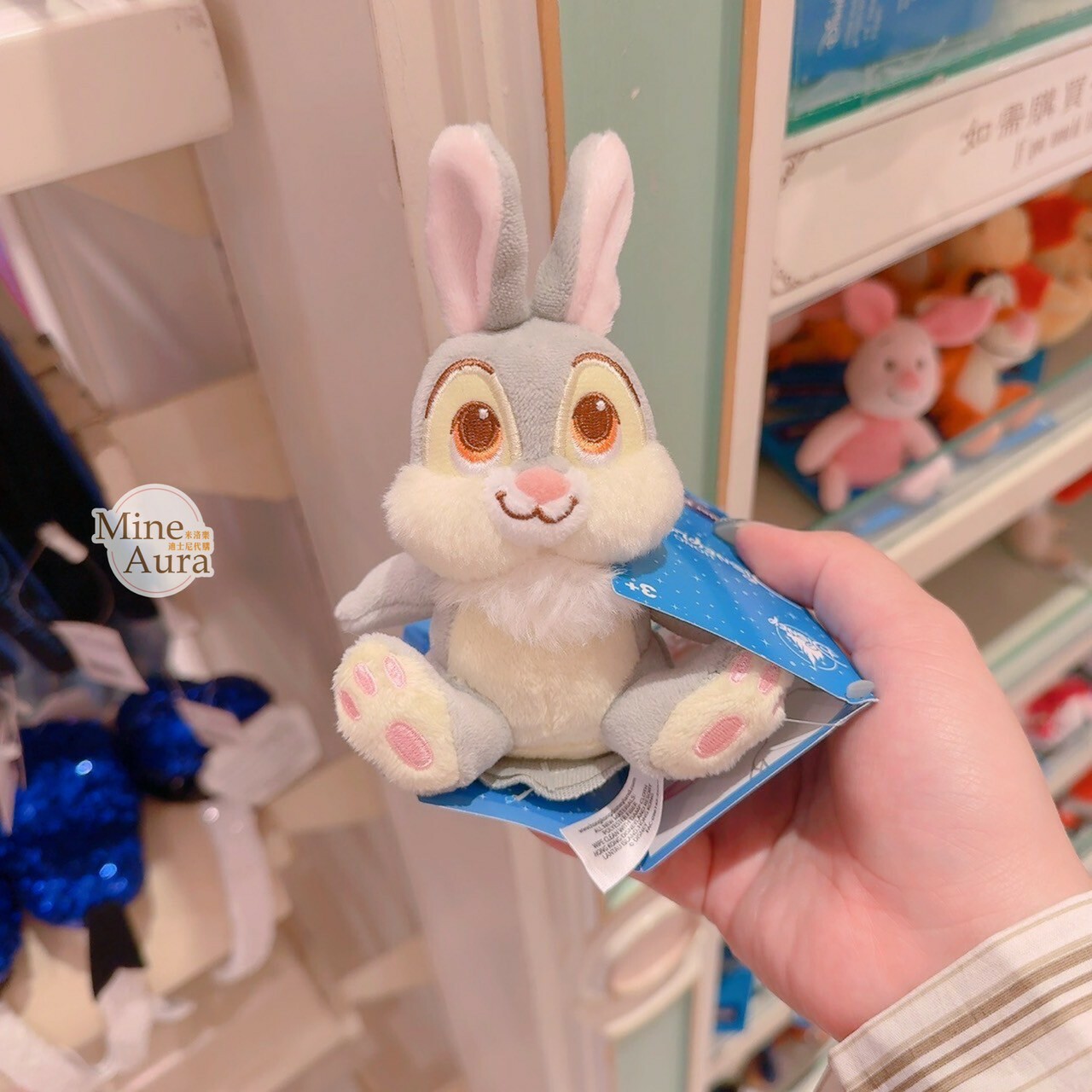 桑普兔 Thumper 磁鐵 坐肩 絨毛 娃娃 公仔 小鹿斑比 Bambi -香港迪士尼樂園