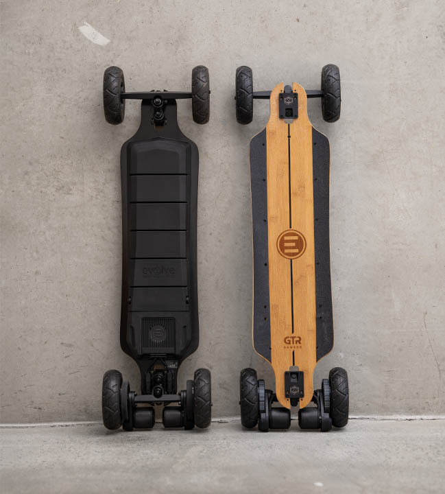 2025 經典進化登場| Evolve GTR2 Bamboo 竹纖維電動滑板全地形胎