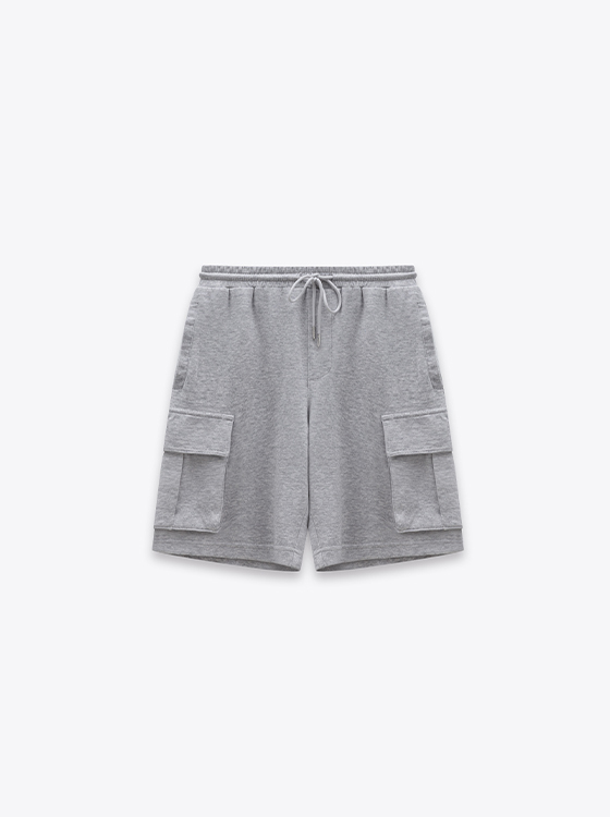 MORE COLOR寬版直筒短褲