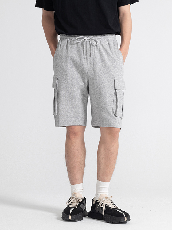 MORE COLOR寬版直筒短褲