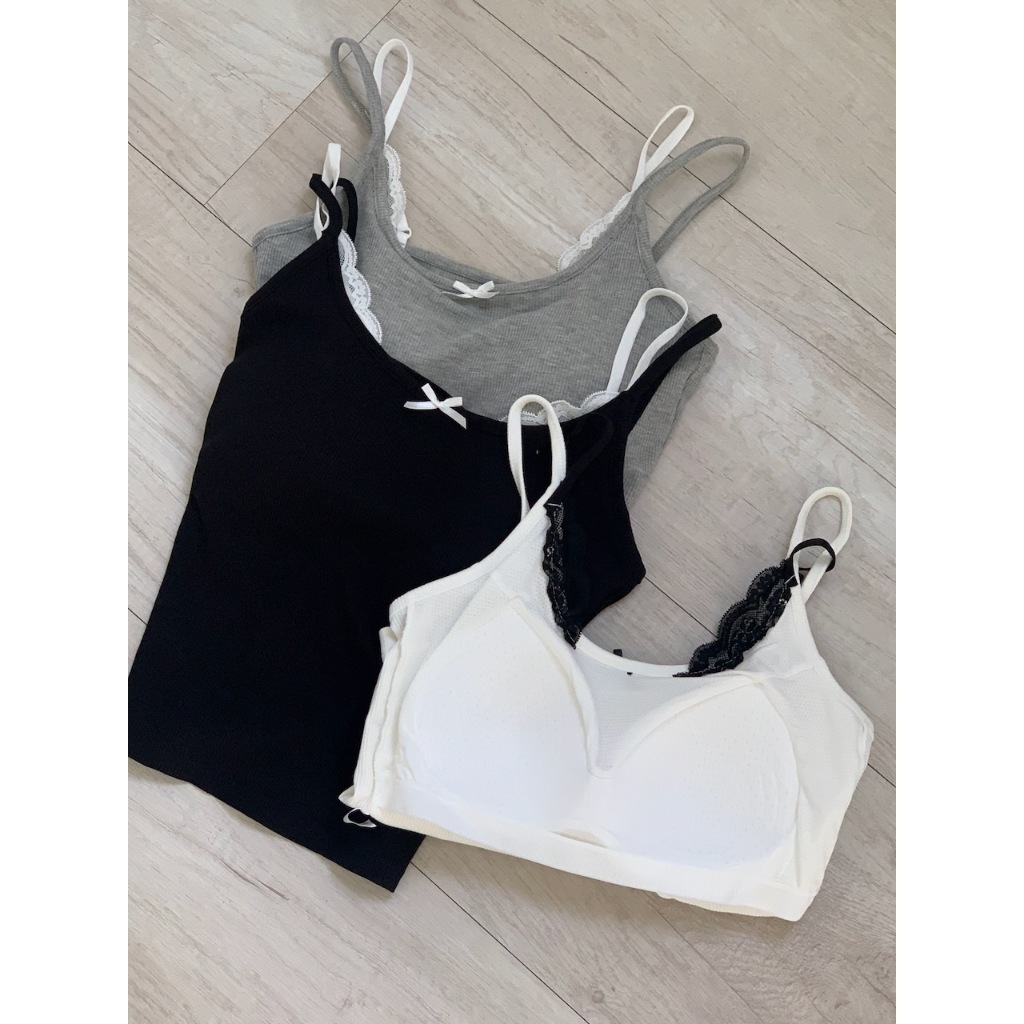 【imfine】層次甜甜 蕾絲肩帶罩杯小可愛 #8446