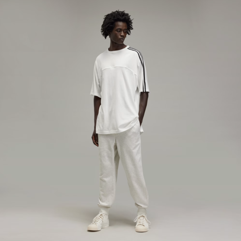 【 Y-3 M CUFF FT PT 棉長褲 - 淺灰 】