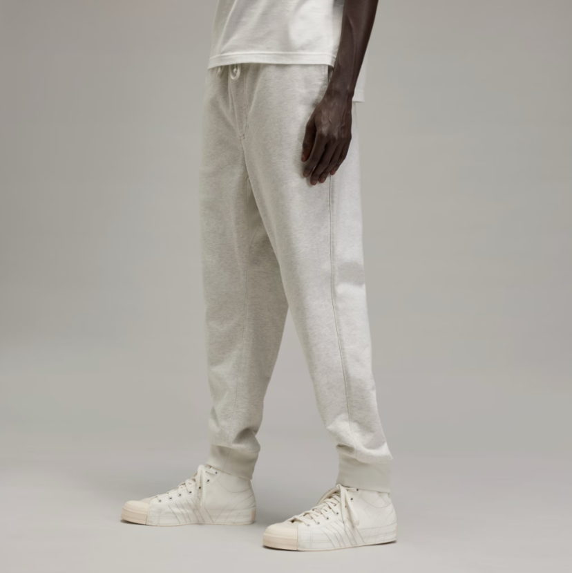 【 Y-3 M CUFF FT PT 棉長褲 - 淺灰 】