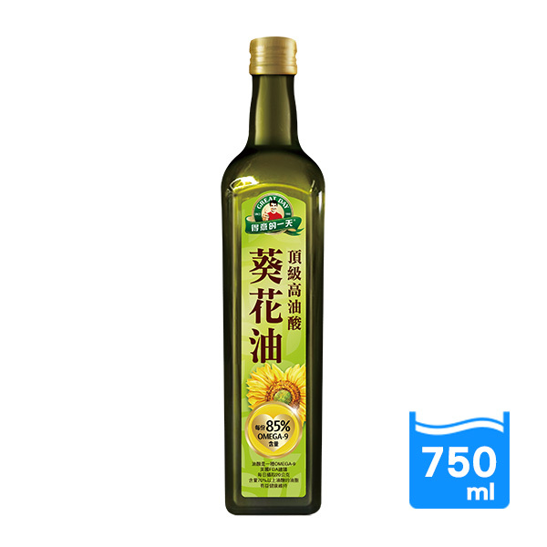 得意的一天 高油酸葵花油750mlX2瓶