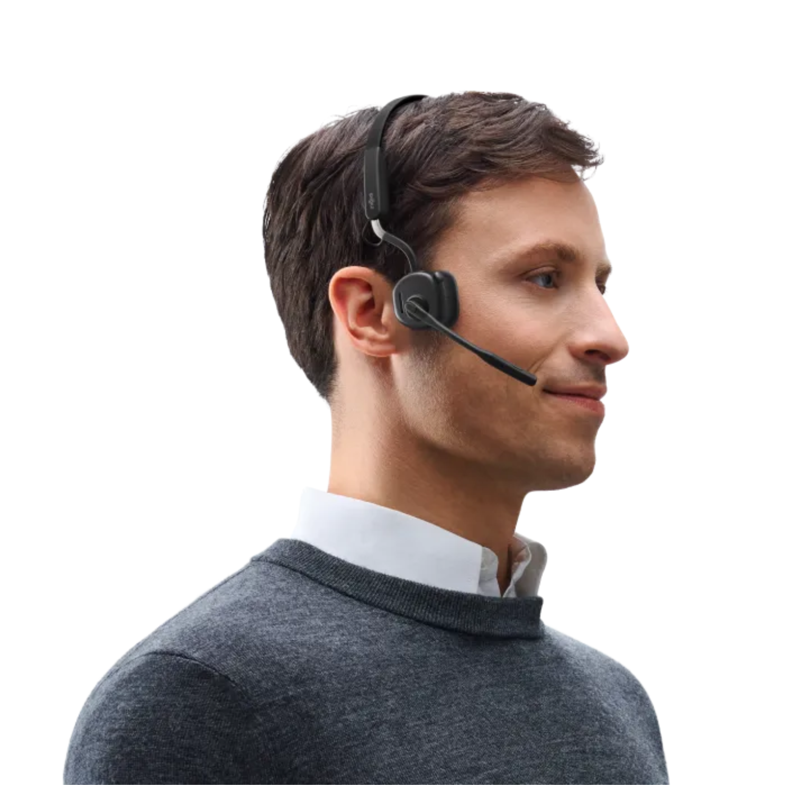 SHOKZ OPENMEET UC C610 ヘッドホン Shokz OpenMeet Bone Conduction UC Stereo Bluetooth USB-C Dual