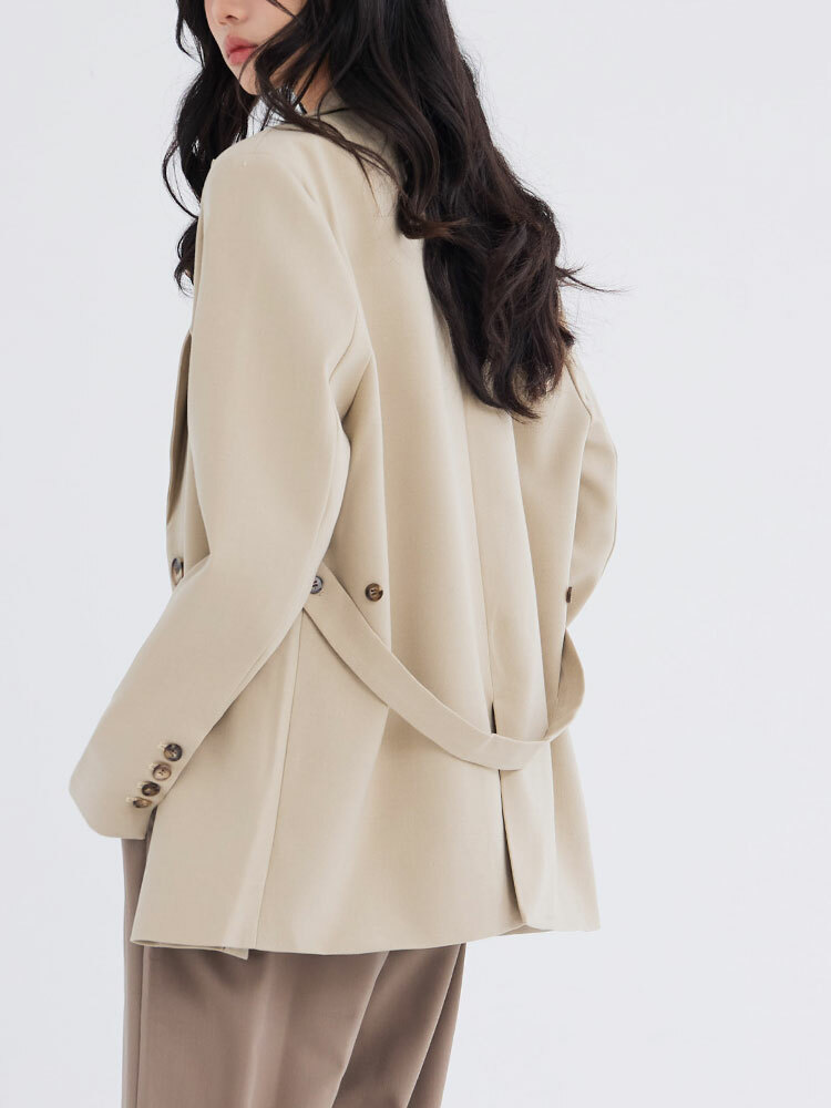 OH！HER 大女主可拆式側帶西裝外套