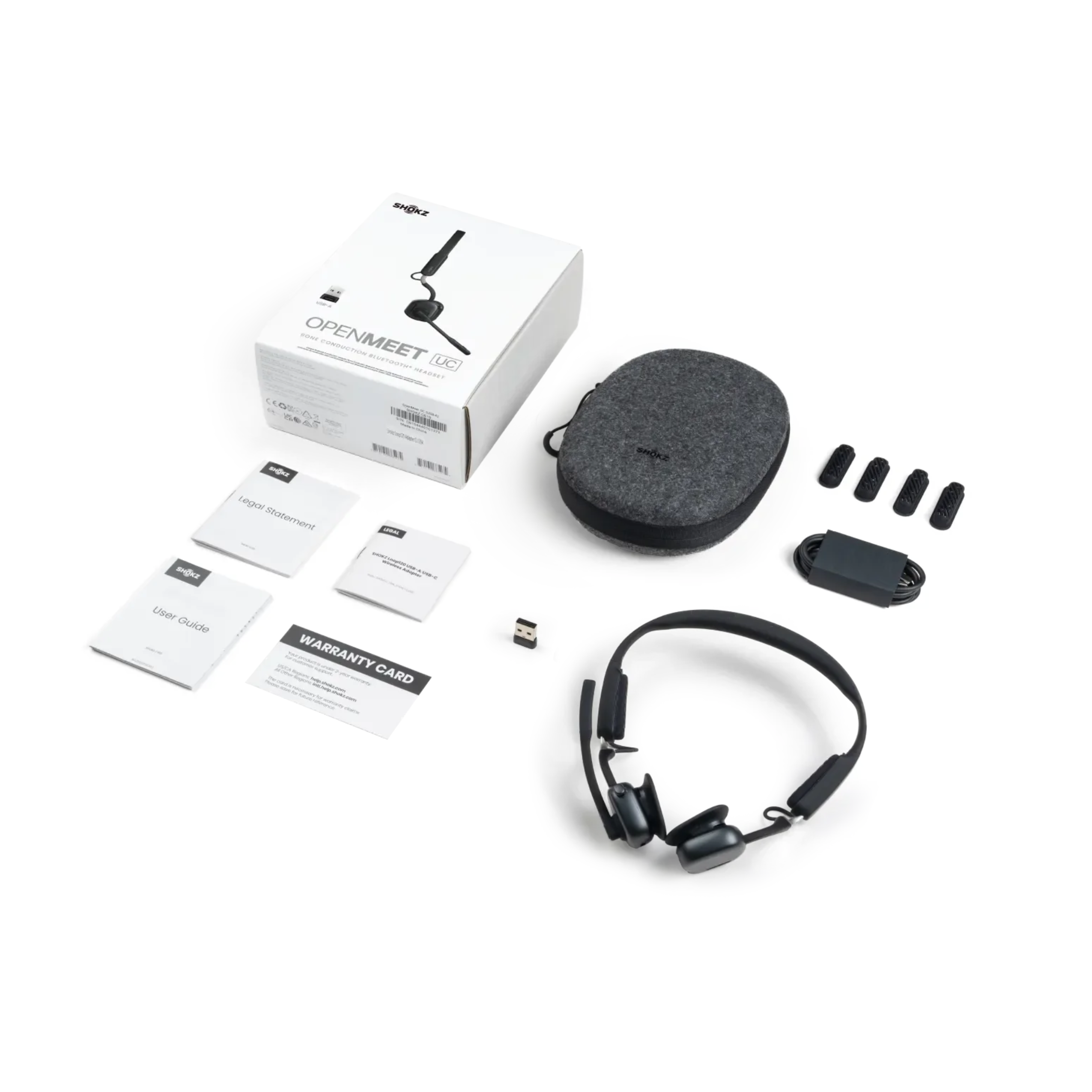 Shokz OpenMeet UC Wireless Bone Conduction Headset